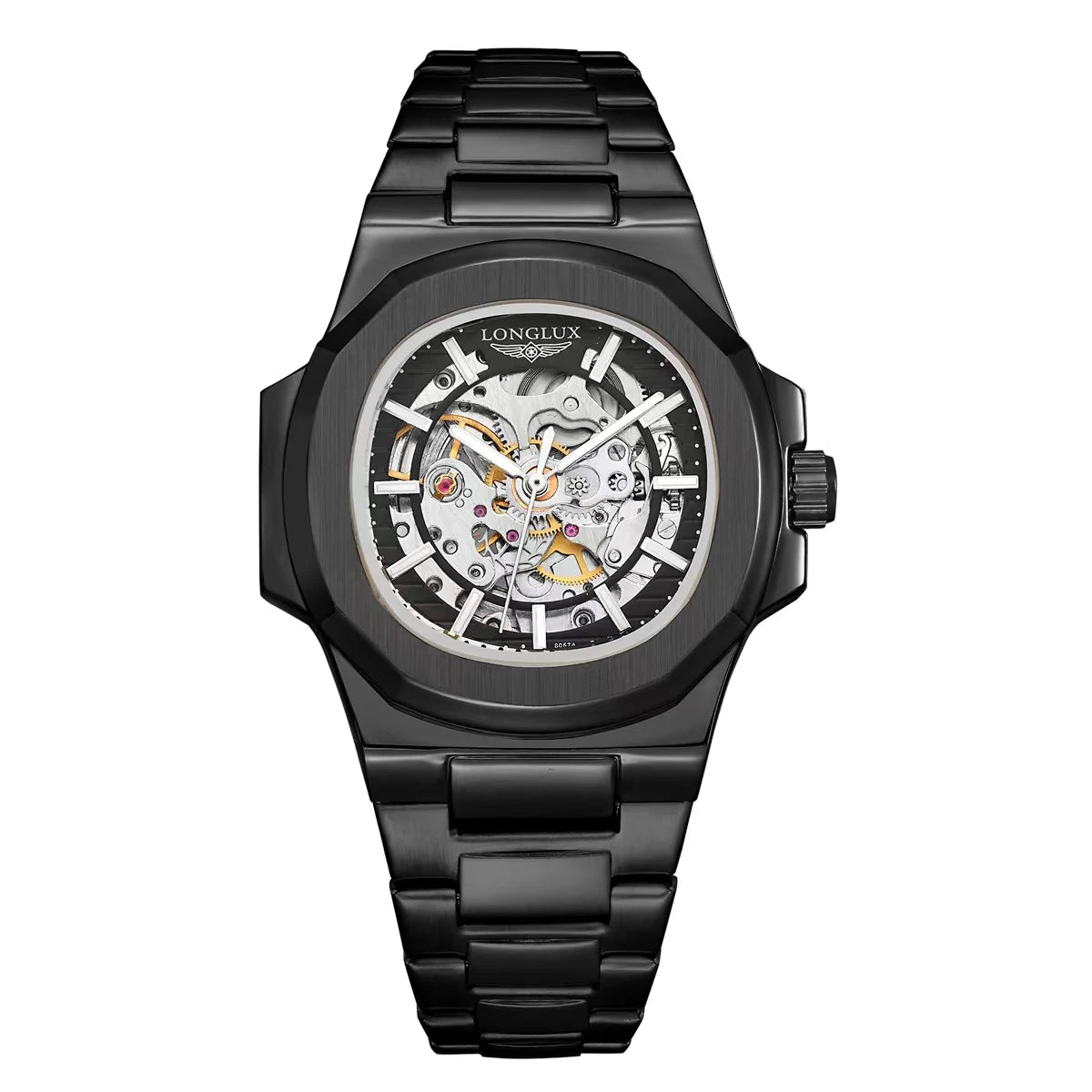 Relógio Masculino Luxoso CrystalCore