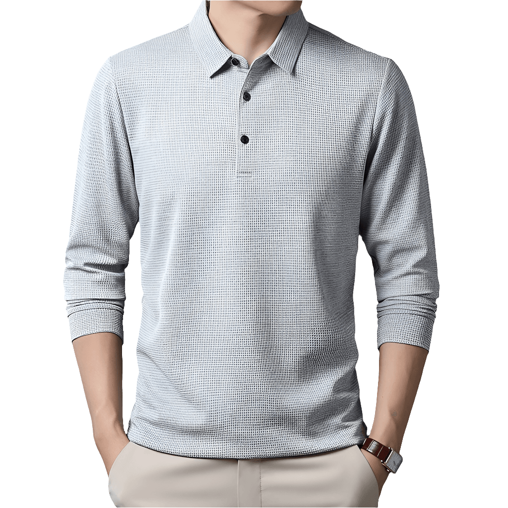 Camisa Polo Masculina Casual Anti-Amassado