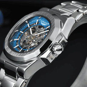 Relógio Masculino Luxoso CrystalCore