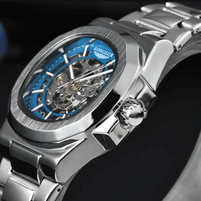 Relógio Masculino Luxoso CrystalCore