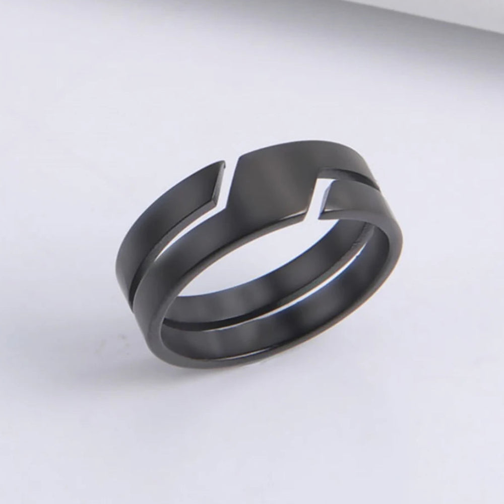 Anel GOLDENWERK™ em Aço com Banho Ouro 18k