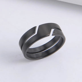 Anel GOLDENWERK™ em Aço com Banho Ouro 18k