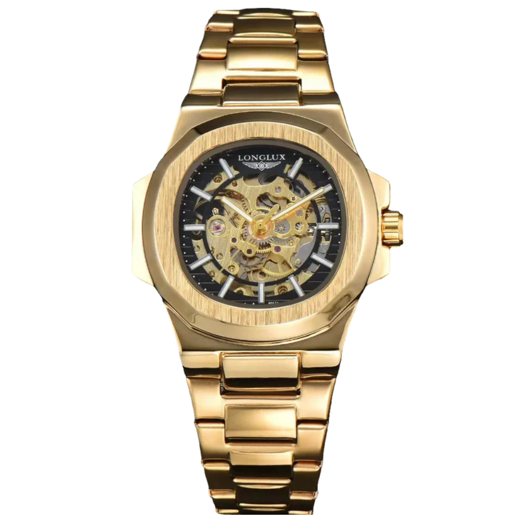 Relógio Masculino Luxoso CrystalCore