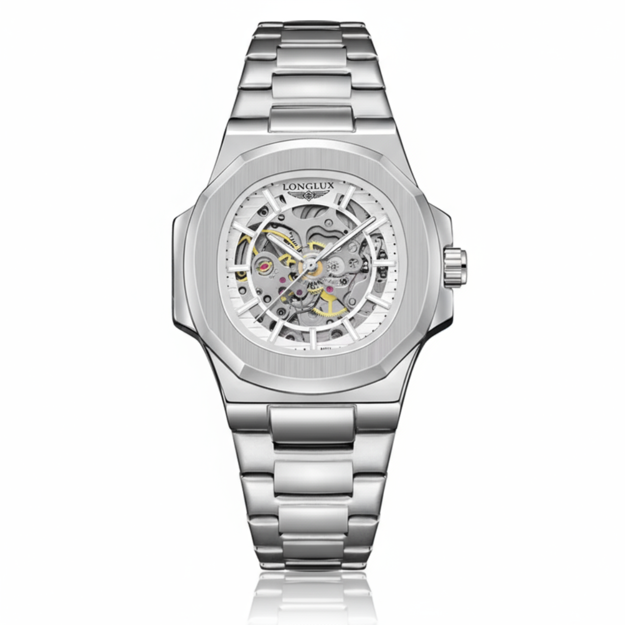 Relógio Masculino Luxoso CrystalCore