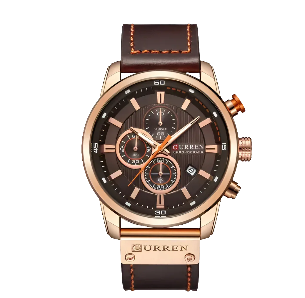 Relogios Masculino Casual Quartzo Rose